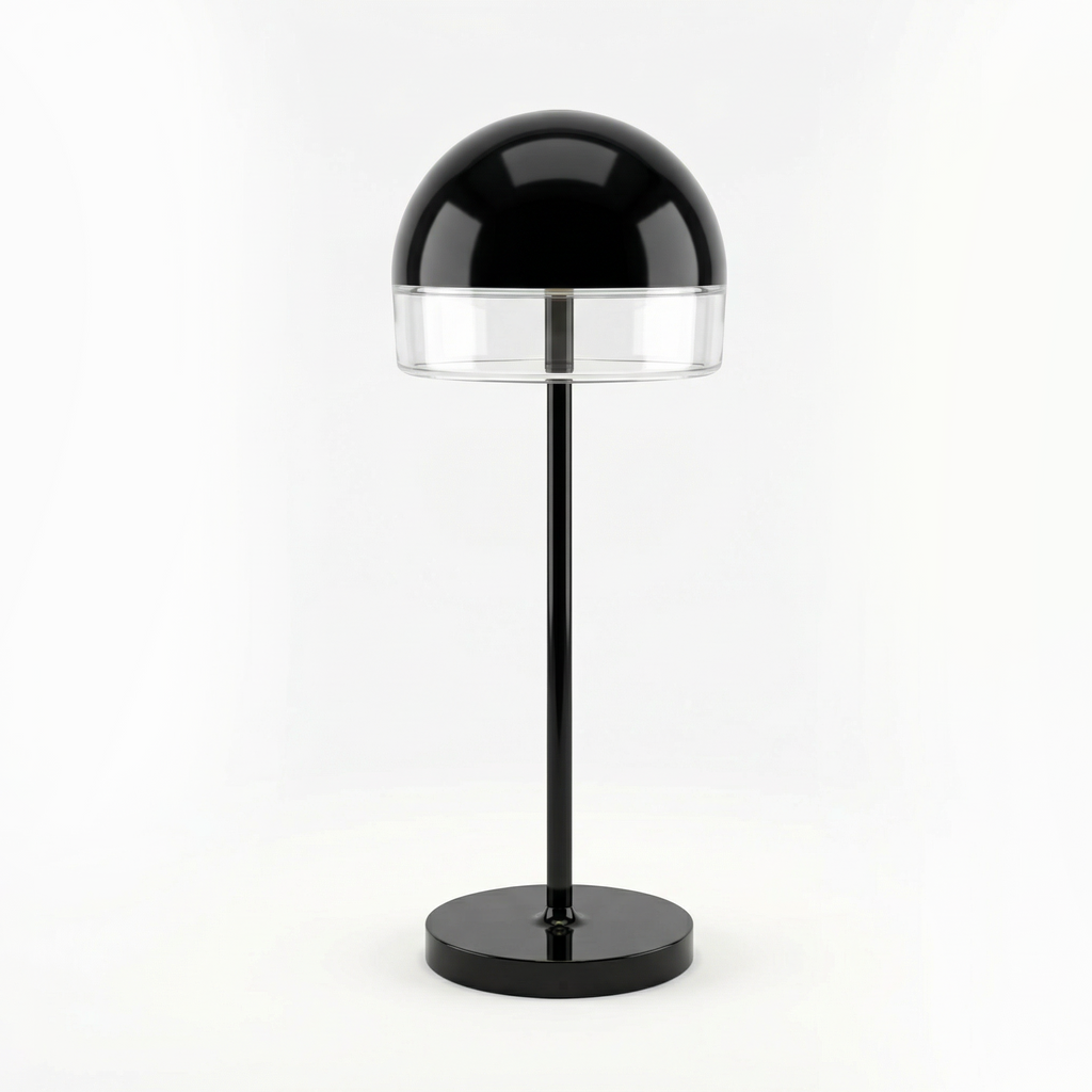 Fouss Candy Dot Series Portable Ambient Table Lamp Black Color – Minimalist Modern Mood Light for Bedroom & Living Room