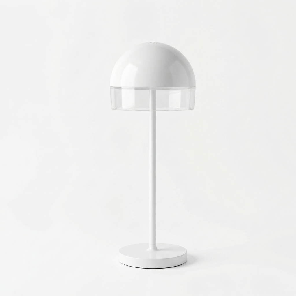 Fouss Candy Dot Series Portable Ambient Table Lamp White Color – Minimalist Modern Mood Light for Bedroom & Living Room