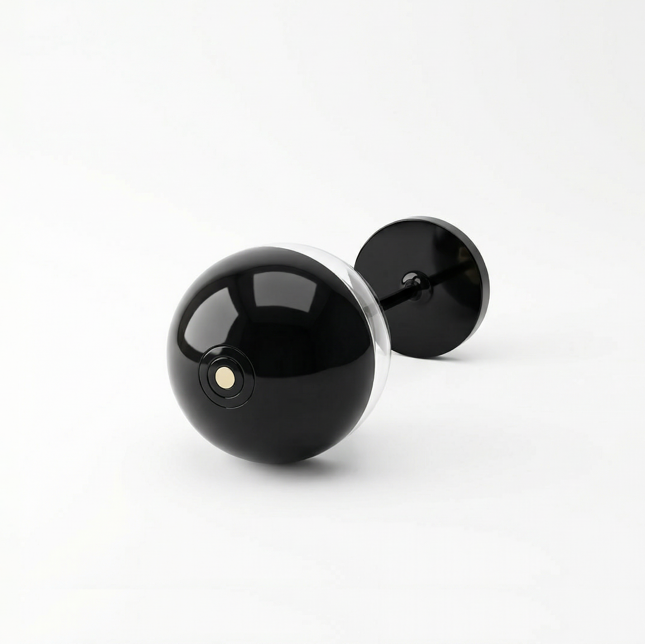 Fouss Candy Dot Series Portable Ambient Table Lamp Black Color – Minimalist Modern Mood Light for Bedroom & Living Room