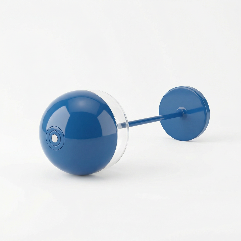 Fouss Candy Dot Series Portable Ambient Table Lamp Blue Color – Minimalist Modern Mood Light for Bedroom & Living Room