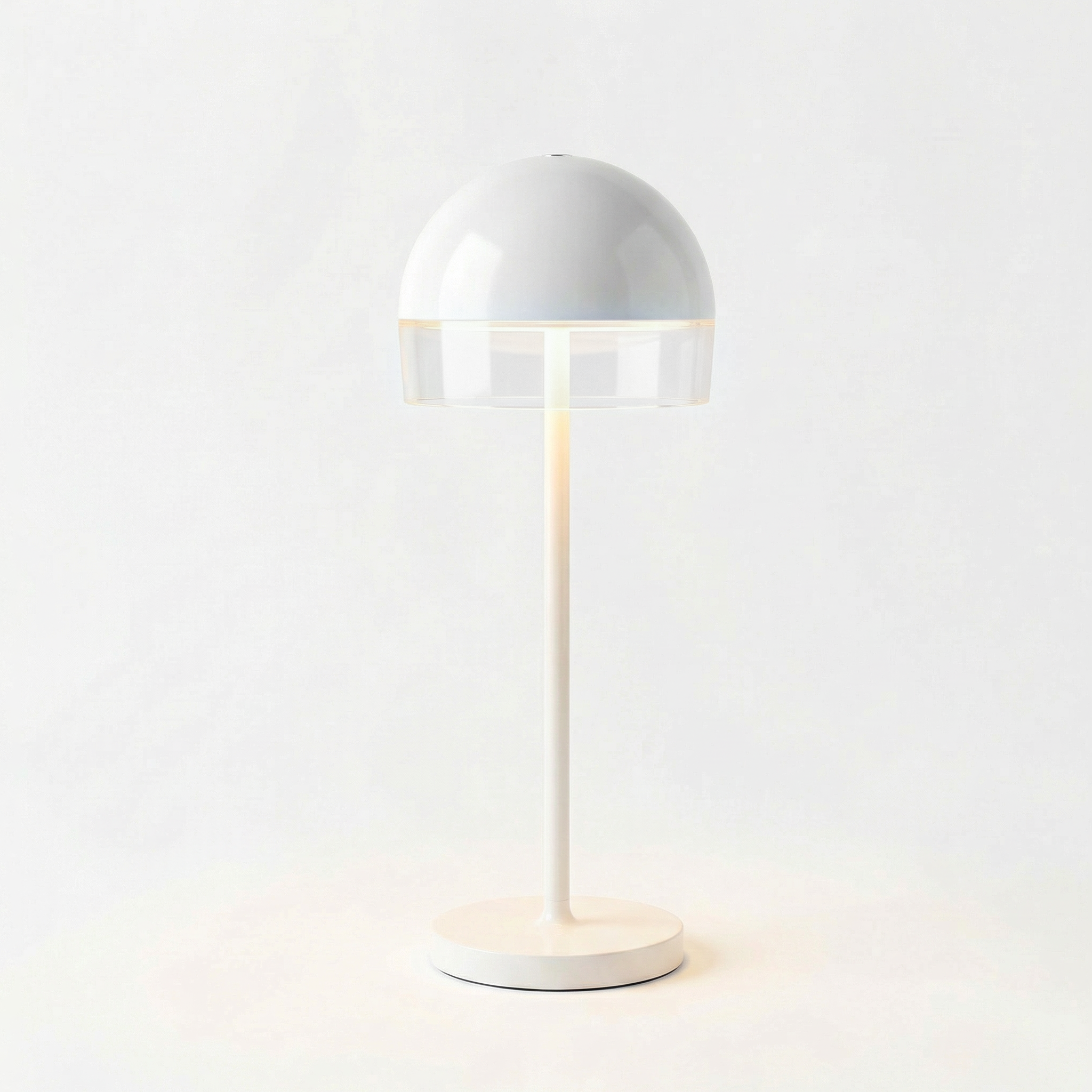 Fouss Candy Dot Series Portable Ambient Table Lamp White Color – Minimalist Modern Mood Light for Bedroom & Living Room