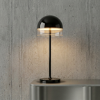 Fouss Candy Dot Series Portable Ambient Table Lamp Black Color – Minimalist Modern Mood Light for Bedroom & Living Room