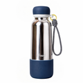FOUSS  Fashion Spot Water Bottle- Deep Blue