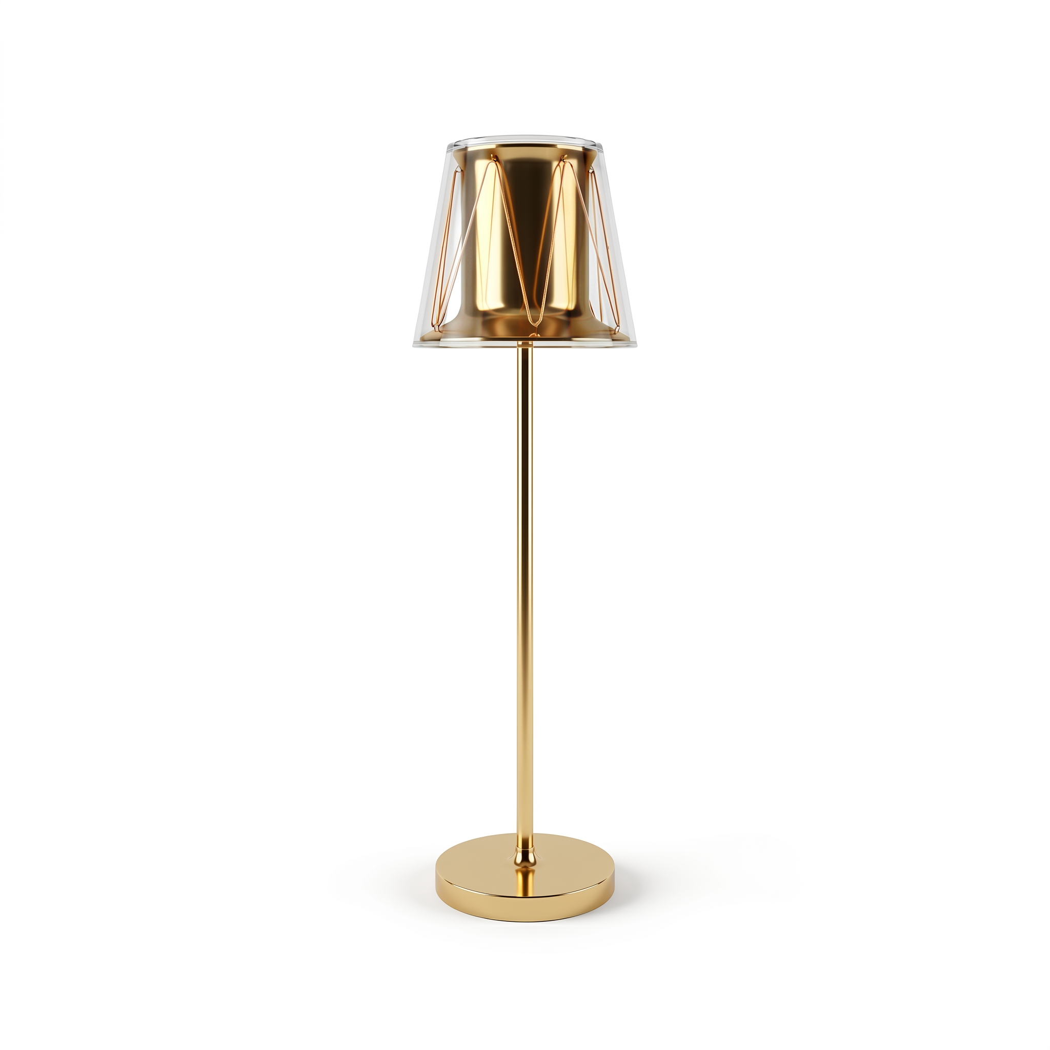 Fouss Cupcake Ambient Table Lamp – Golden Color Modern Minimalist Warm Glow Desk Light for Bedroom & Living Room