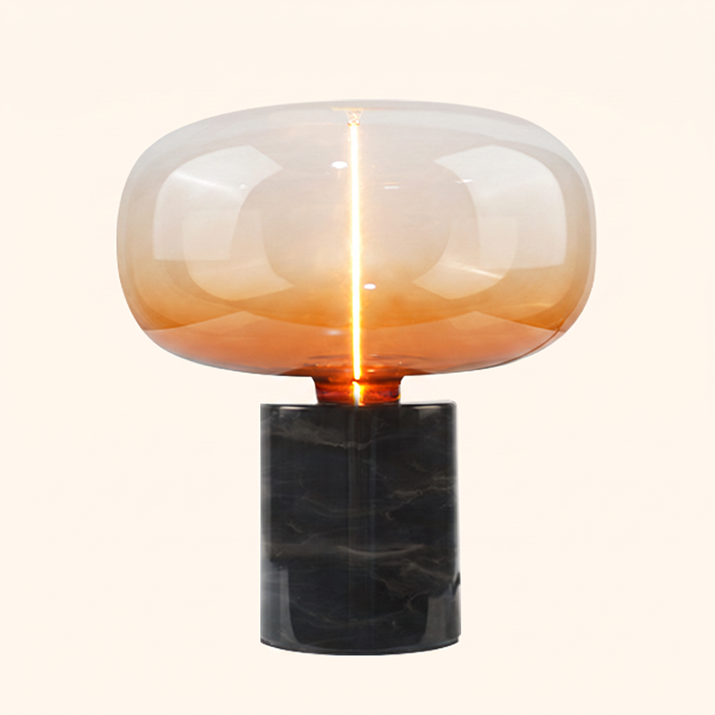 FOUSS Gummy Series Table Lamp 1800K Light With Natural Marble Stone Base
