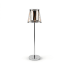 Fouss Cupcake Ambient Table Lamp – Silver Color Modern Minimalist Warm Glow Desk Light for Bedroom & Living Room